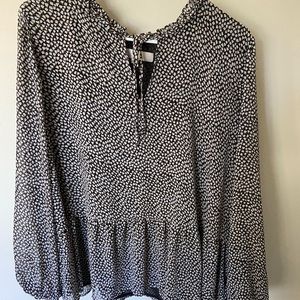 Loft peplum top